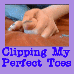 toenail clipping self pedicure tease humiliation