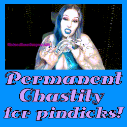 permanent chastity fetish pindick sph small penis humiliation