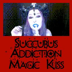 femdom witchcraft sorceress succubus magic magick kiss lipstick fetish