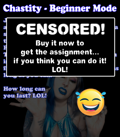 chastity tease denial fetish assignment